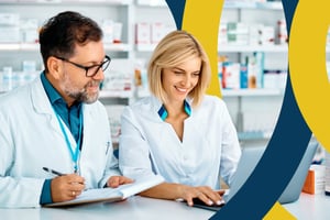 pharmacist in charge looking at AccredComply