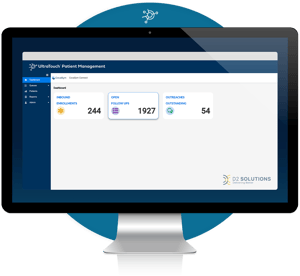 ultratouch patient management dashboard